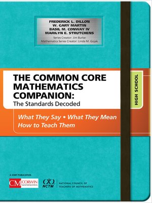 cover image of The Common Core Mathematics Companion